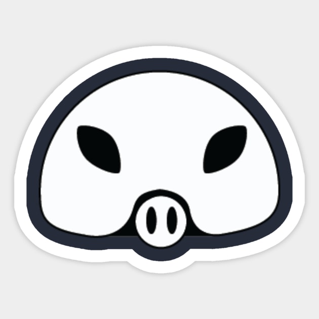 Pigmask Helmet (Colonel) Sticker by ChaoticBeat